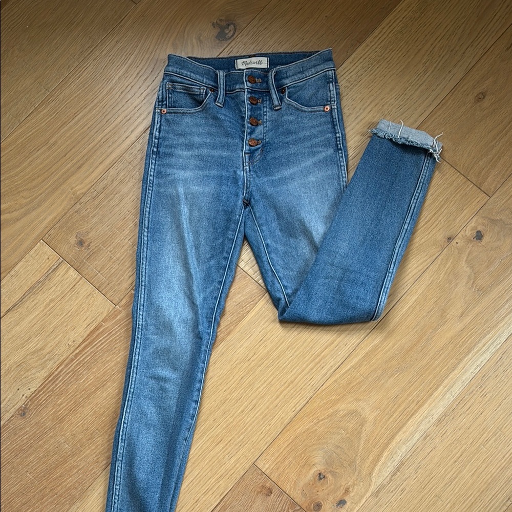 Madewell Blue Skinny Jeans Classic Fit